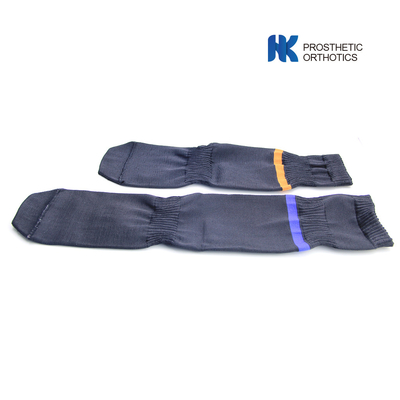 High Waist Black Color Glass Fiber Socks For Carbon Fiber Foot