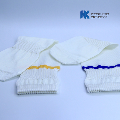 Orthotic Glass Fiber Socks For Carbon Fiber Foot Low Waist White Color