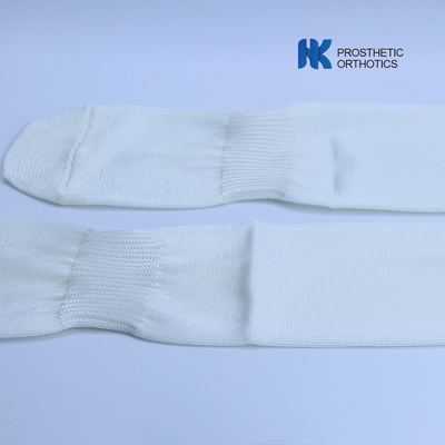 Orthotic Glass Fiber Socks For Carbon Fiber Foot Low Waist White Color