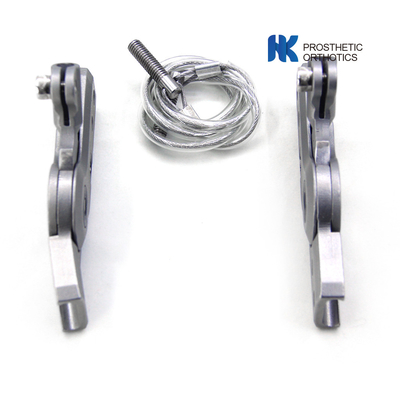 Swiss Lock Knee Joint For Orthoses Aluminum 7075 Width 19mm Cable Controlled