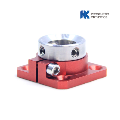 Aluminum 4 Hole Pediatric Pyramid Receiver Socket Adaptor Rotatable And Adjustable