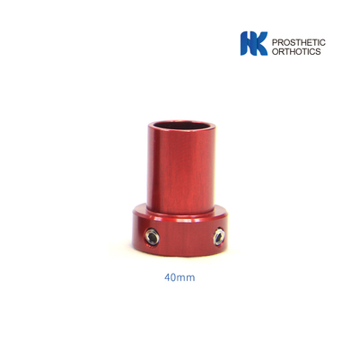 Aluminum Pediatric Prosthetic Short Pylon Adapter Length 40mm Diameter 22mm