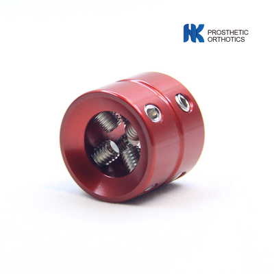 Aluminum Pediatric Prosthetic Double Head Adapter Length 26mm