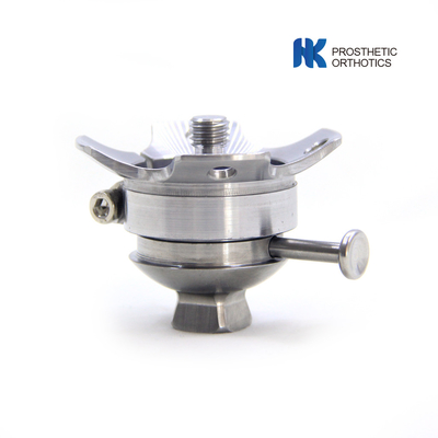 Four Anchor Stainless Steel Prosthetic Shuttle Lock With Pyramid Adapter For Below Knee Using