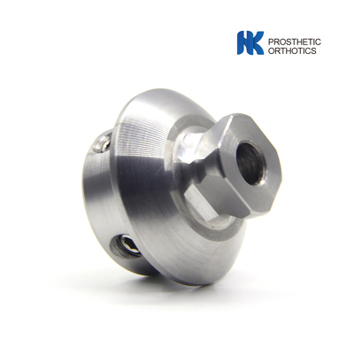 Stainless Steel Prosthetic Components Adult Pyramid To Pediatric Receiver Adaptor