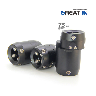 Light Weight Aluminum Prosthetic Double Head Sliding Adaptor 75mm