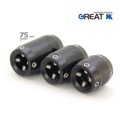 Light Weight Aluminum Prosthetic Double Head Sliding Adaptor 75mm