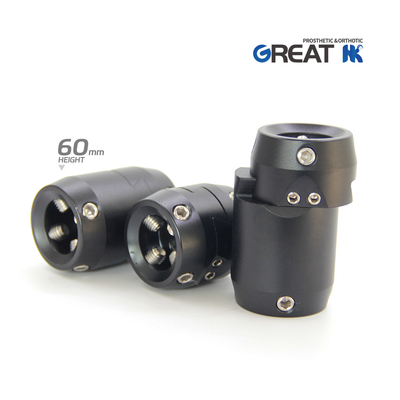 Light Weight Aluminum Prosthetic Double Head Sliding Adaptor 60mm