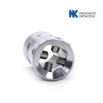 Stainless Steel Pediatric Prosthetic Tube Clamp Adaptor 10° Tilt