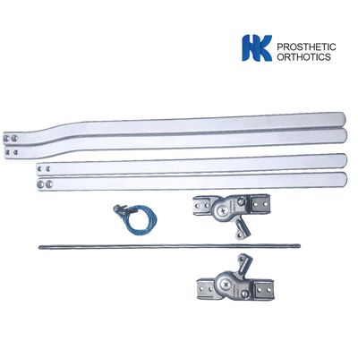 Cable Controlled Spring Relocating Orthotic Knee Joints