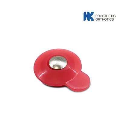 Red Rubber Prosthetic Accessories , Plastic Valve For Flexible Socket