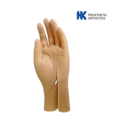 XXL Female Prosthetic Gloves Silicone With Zipper